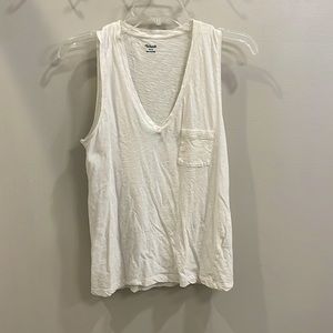 Madewell white tank top